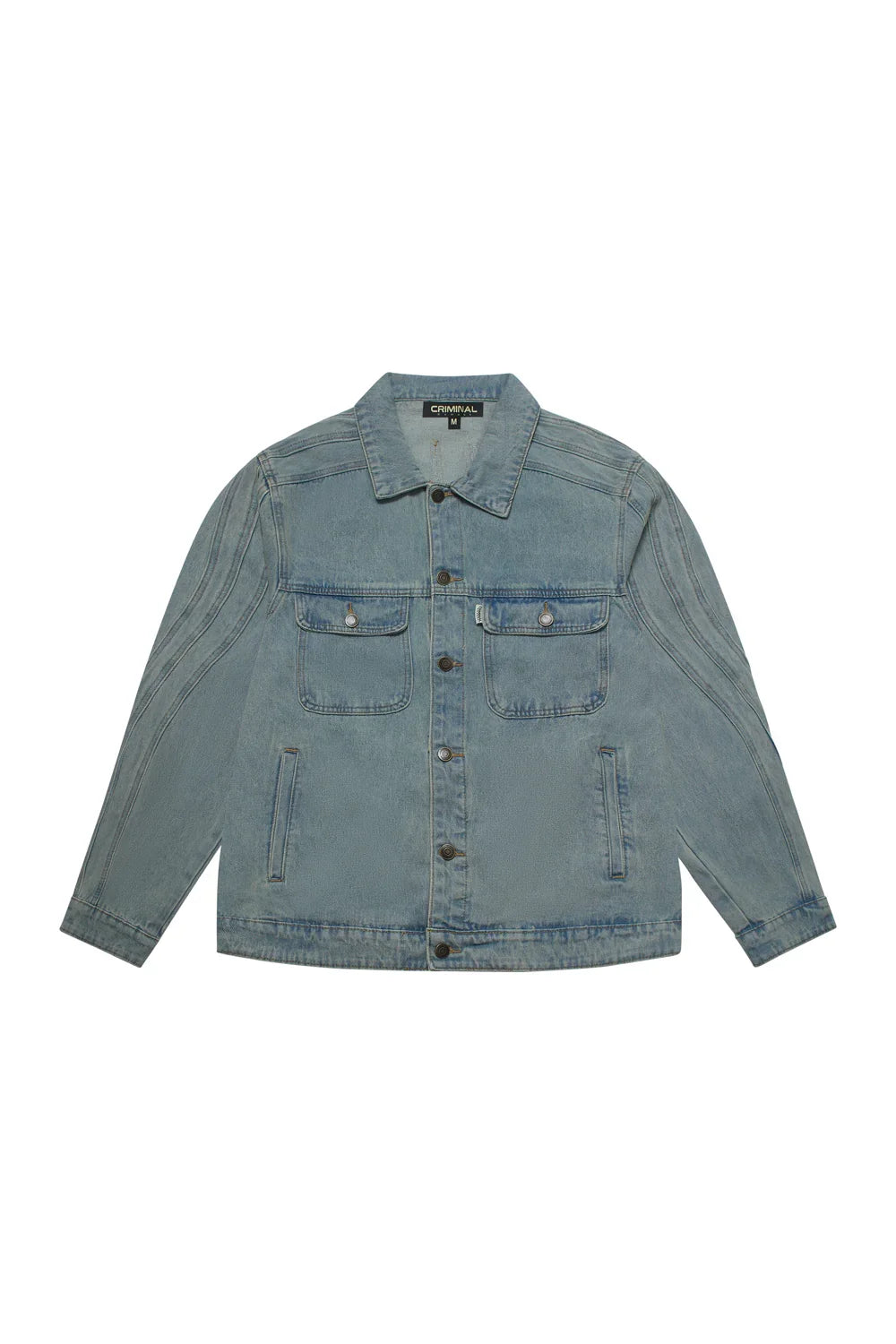 Criminal Damage Wavy Denim Jacket