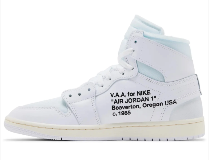 Air Jordan 1 Retro High x Virgil Abloh 'Archive Alaska' AA3834-100