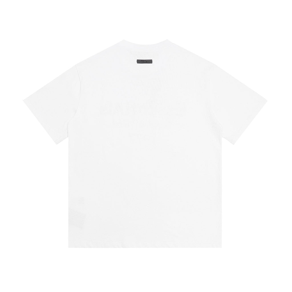 ESSENTIALS F-Letter Embroidered Graphic T-Shirt