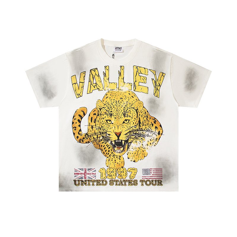 VALE USA Leopard Tour Graphic T-Shirt