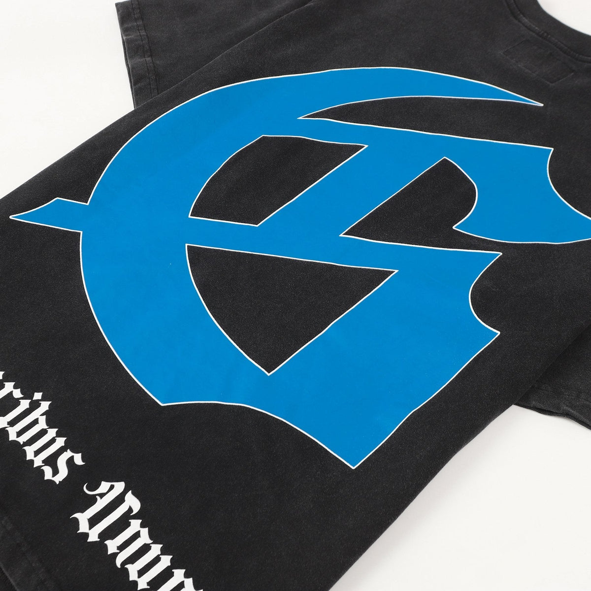Godspeed Astronaut Back Print Washed Graphic T-Shirt
