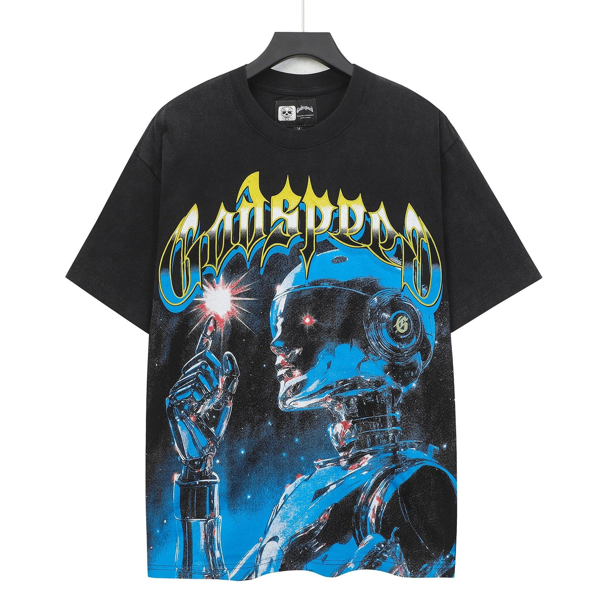 Godspeed Cyber Robot Graphic T-Shirt
