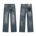 Purple Brand PU807 Washed Blue Distressed Jeans