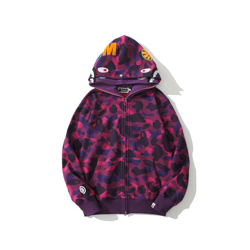BAPE Shark Camo Full-Zip Hoodie