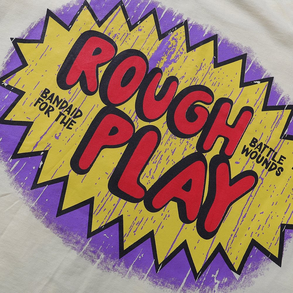 Rough Play Beavis Buttead Rhinestone Graphic Long-Sleeve T-Shirt