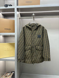 Fendi FF Jacquard Hooded Thin Jacket