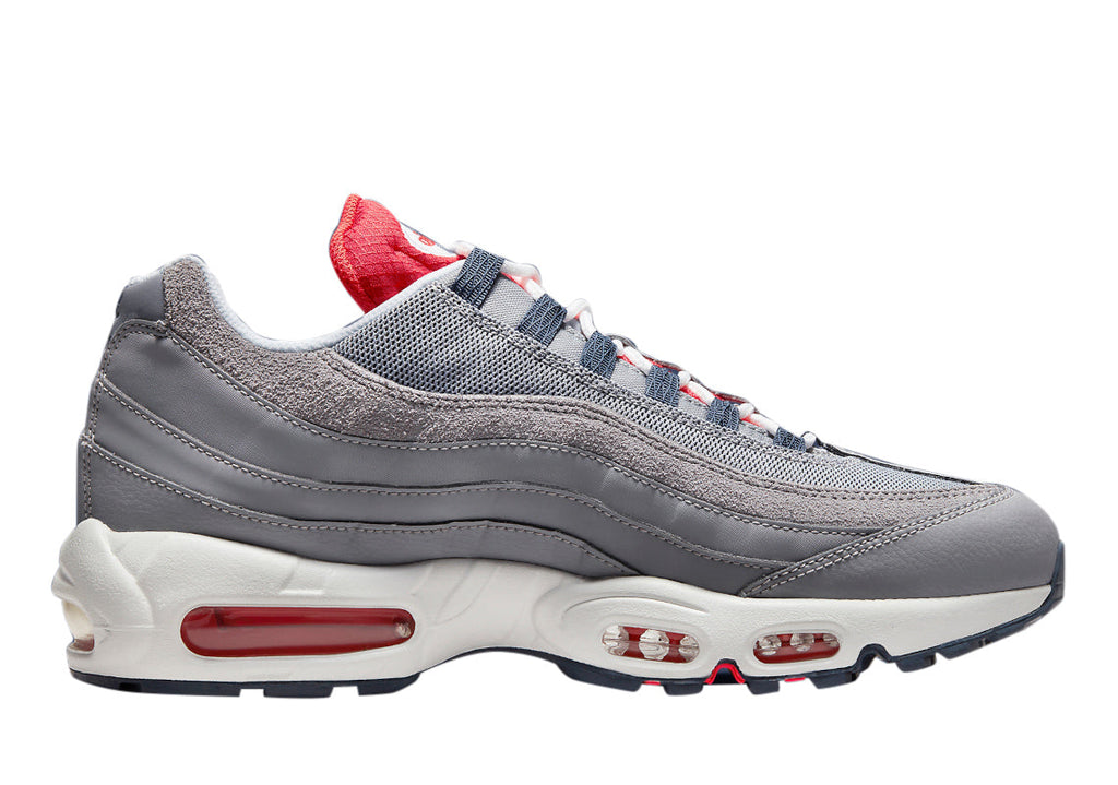 Men's Nike Air Max 95 Cement Grey/Thunder Blue (DB0250 001)