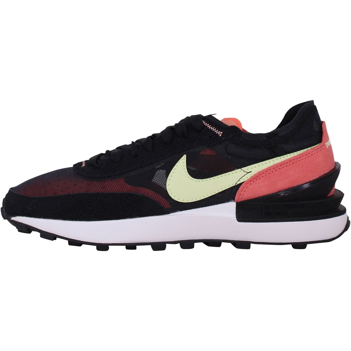 Women's Nike Waffle One Black/Lime Ice-Magic Ember (DC2533 002)