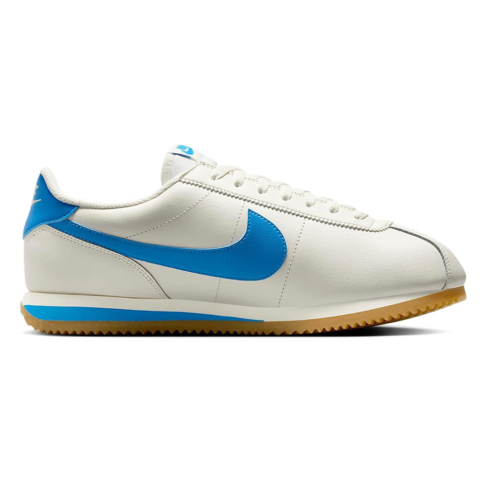 Men's Nike Cortez Sail/LT Photo Blue-Gum Yellow (DM4044 112)