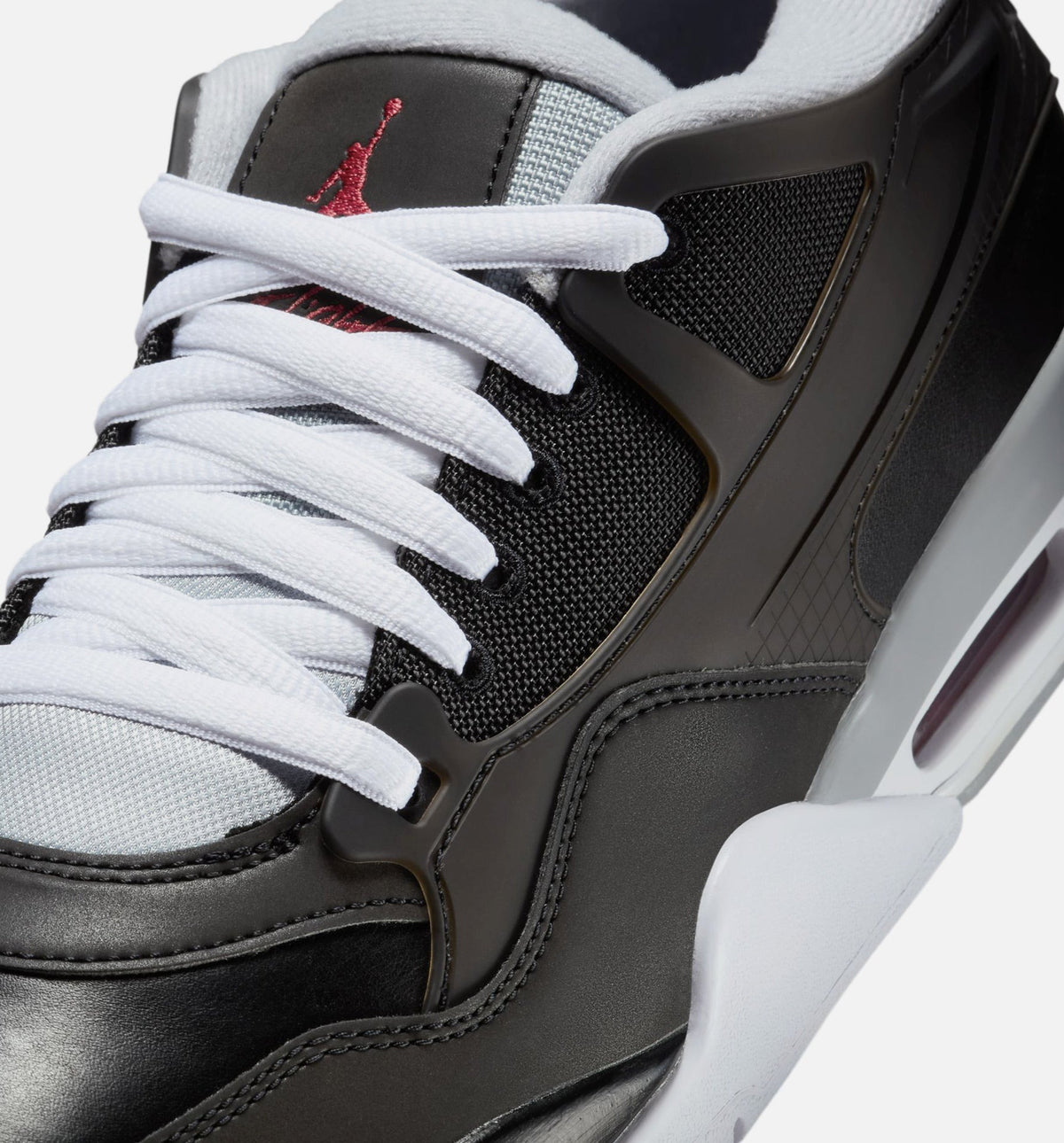 Air Jordan 4 RM Black, Red and Grey Men's Lifestyle Shoes