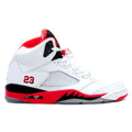 Jordan 5 Retro Fire Red Black Tongue (2025)