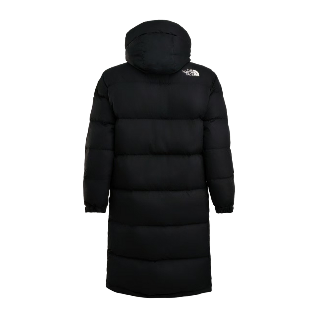 The North Face Color-Block Long Down Coat – Black