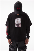 RTA Black Cross Grillz Tee