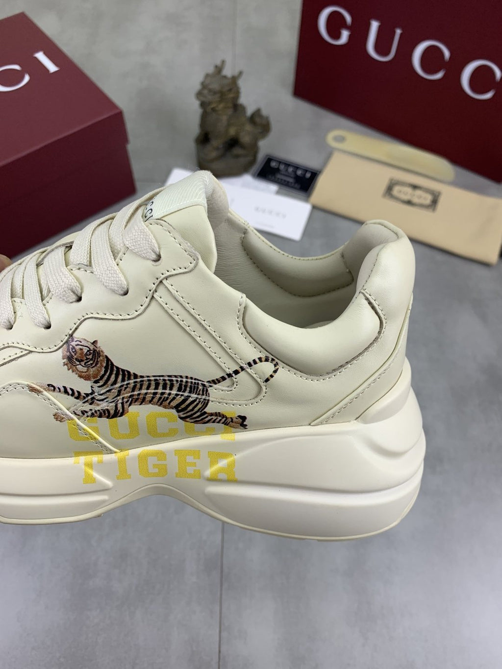 Gucci Tiger Graphic Chunky Sneakers