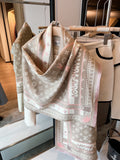 Louis Vuitton Taupe Monogram Fashion Scarf