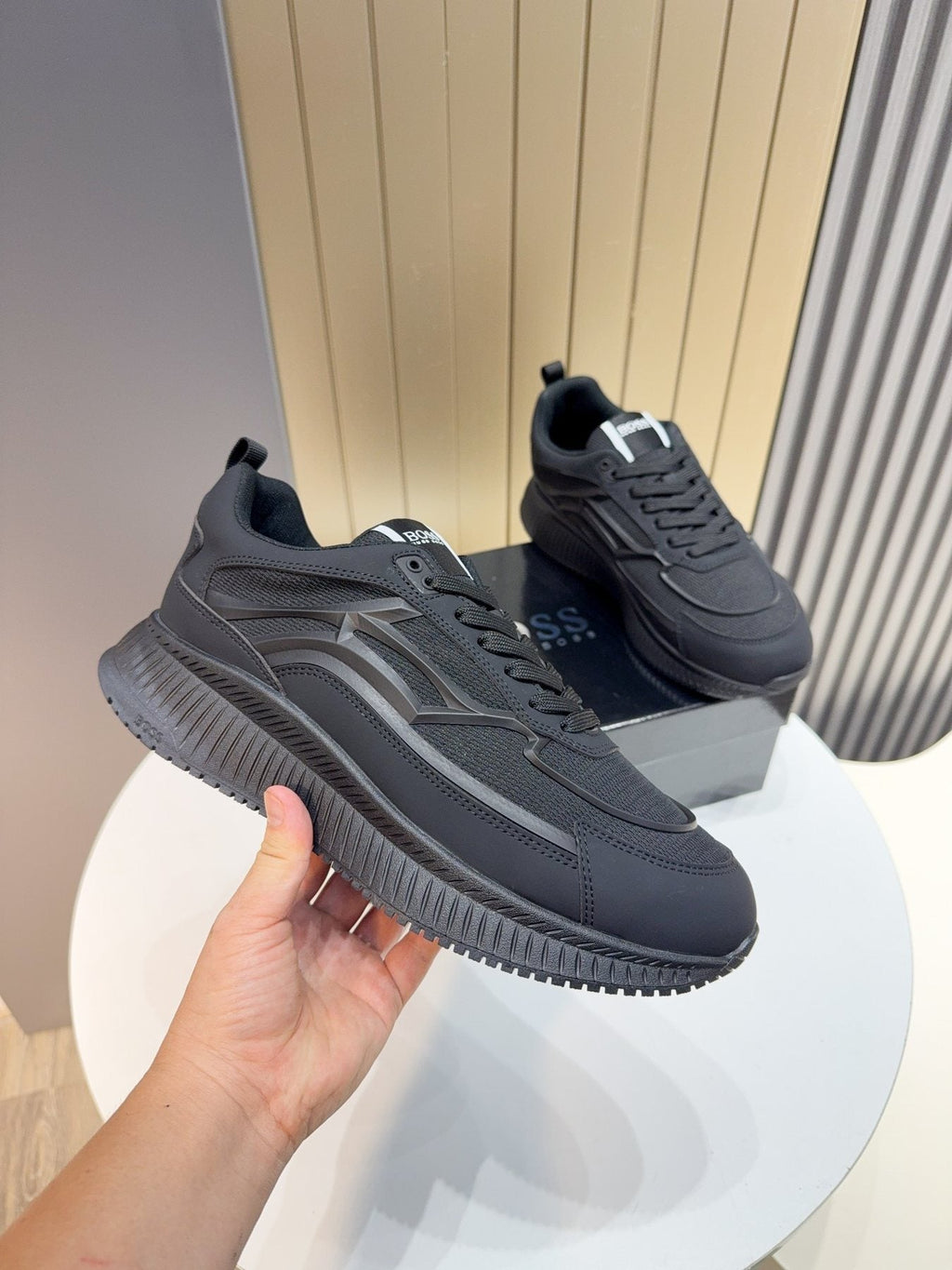 BOSS Black Low-Top Sneakers