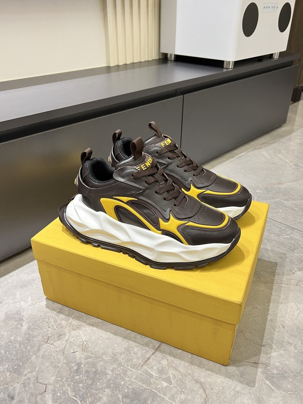 Fendi Men's Flow Low-Top Sneakers
