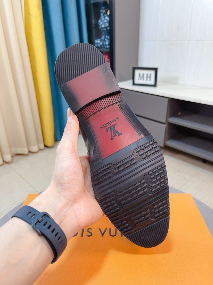 Louis Vuitton Check Panel Loafers