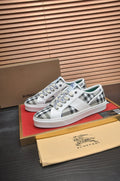 Burberry Check Low-Top Sneakers - Padded Collar