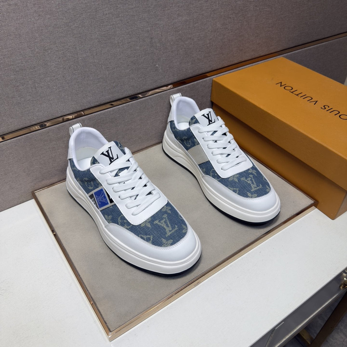 Louis Vuitton Patterned Low-Top Sneakers