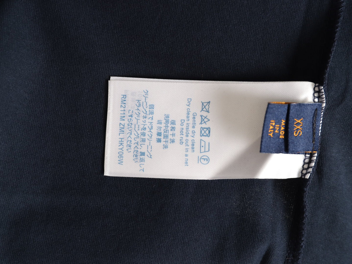 Louis Vuitton Paint-Splash Signature Graphic T-Shirt - Dark Navy